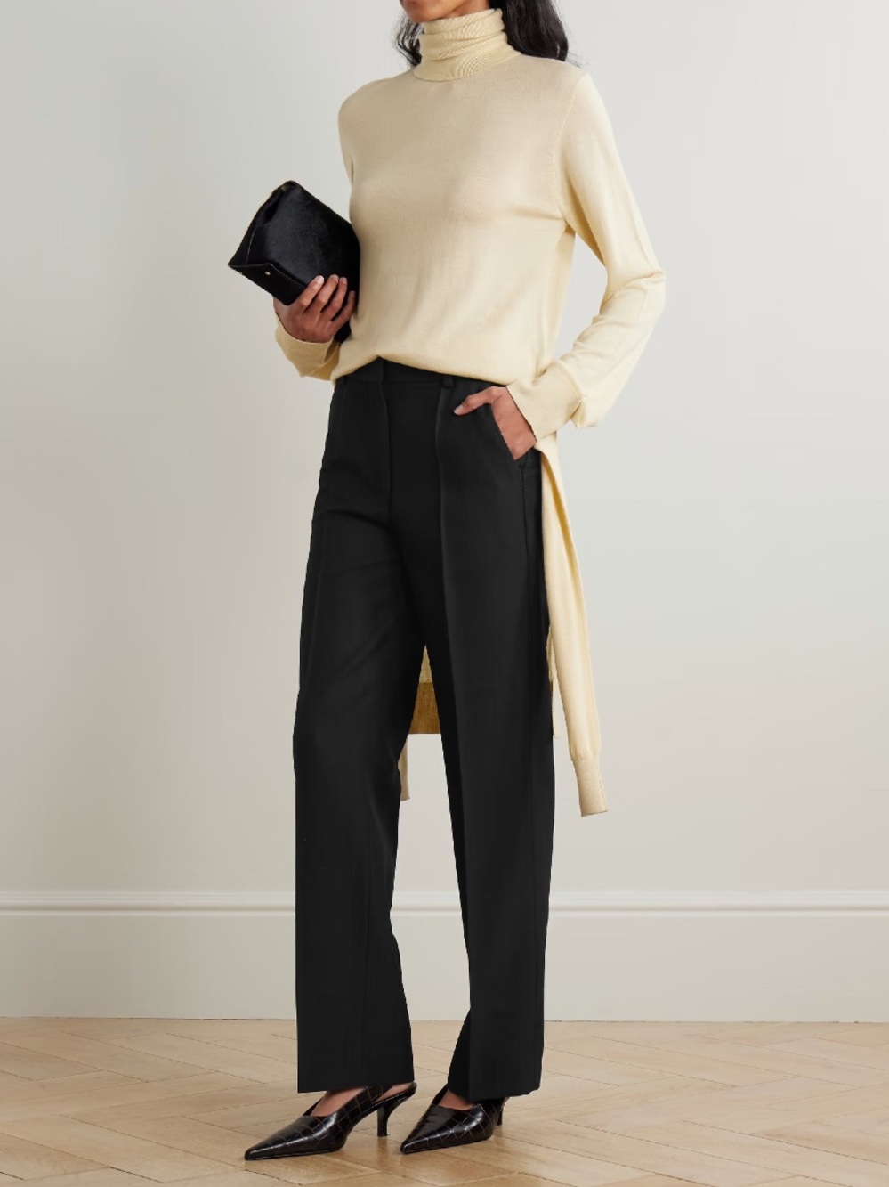 New w/ Tags Toteme Straight Black Suit Pant size 4